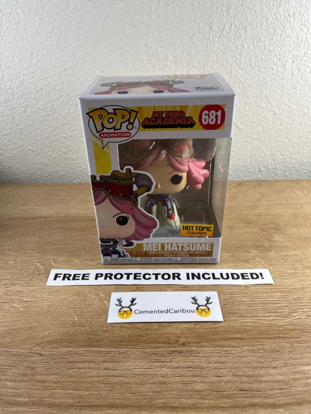 Mei Hatsume Funko Pop #681 Hot Topic Exclusive MHA Anime Vaulted NEAR MINT